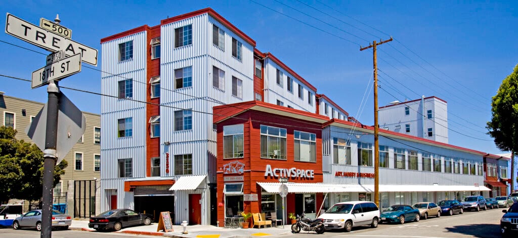 Building at Treat Avenue and 18th Street where Real Facts is located